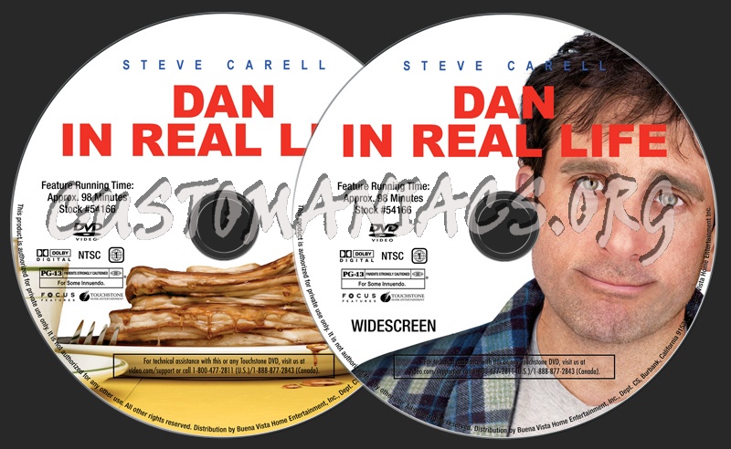 Dan In Real Life dvd label