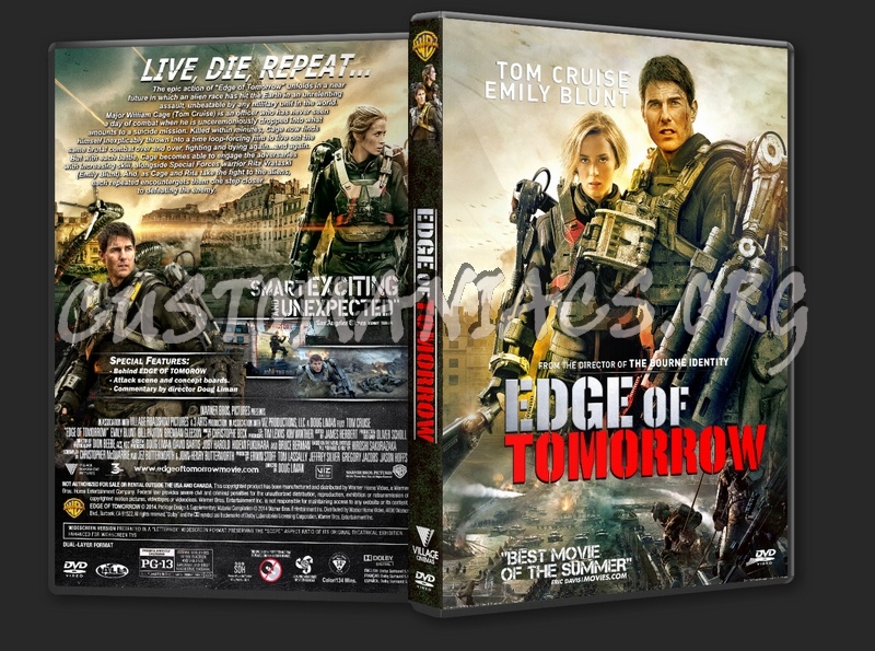 Edge of Tomorrow (2014) dvd cover