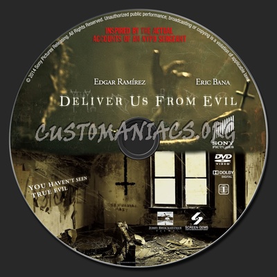 Deliver Us From Evil dvd label