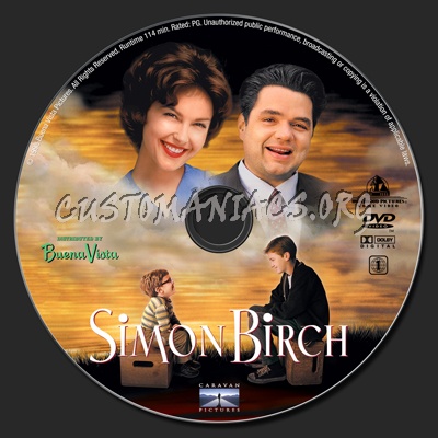 Simon Birch dvd label