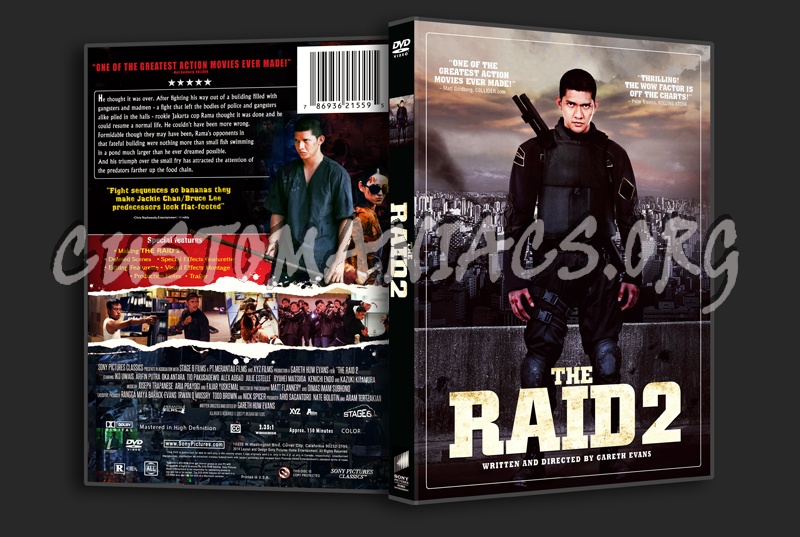 The Raid 2 dvd cover