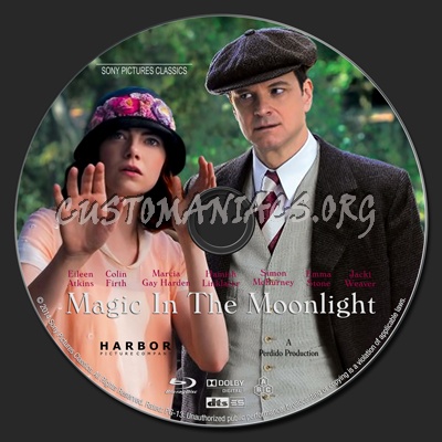 Magic in the Moonlight blu-ray label