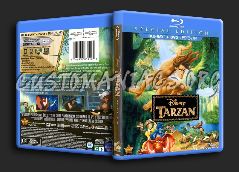 Tarzan blu-ray cover