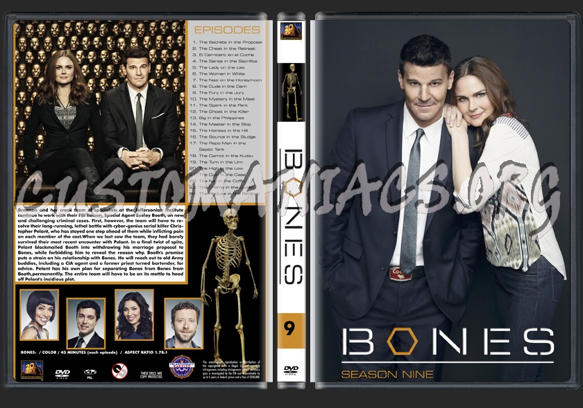 BONES Season 9 dvd cover