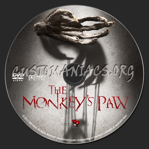 The Monkey's Paw dvd label