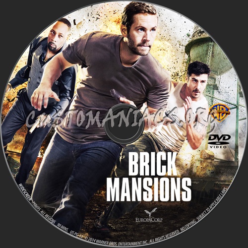 Brick Mansions dvd label