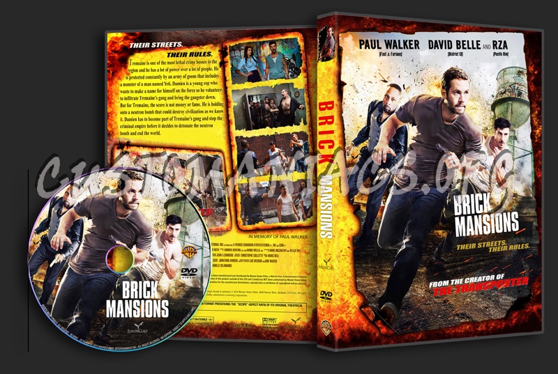 Brick Mansions dvd cover