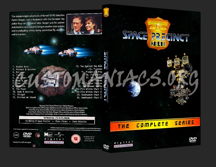 Space Precinct dvd cover
