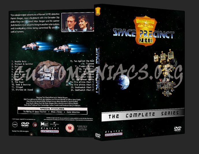 Space Precinct dvd cover