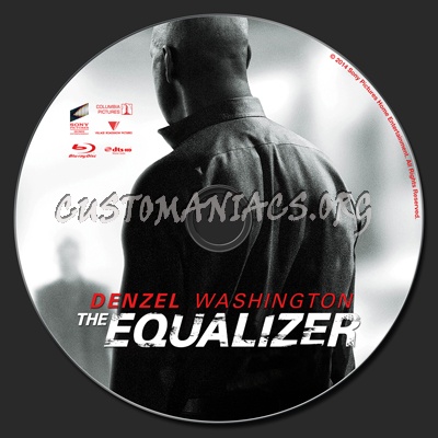 The Equalizer (2014) blu-ray label