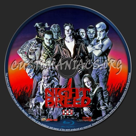 Nightbreed blu-ray label