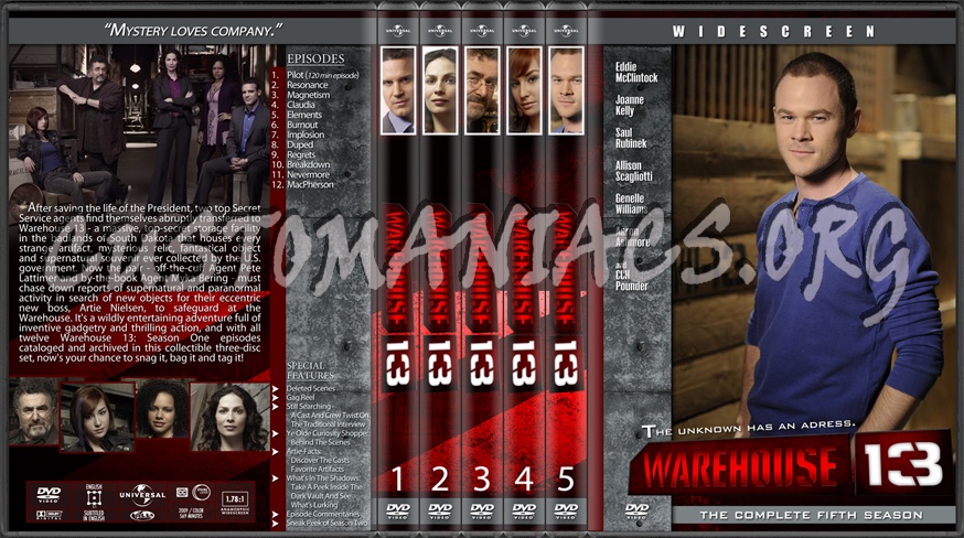 Warehouse 13 dvd cover