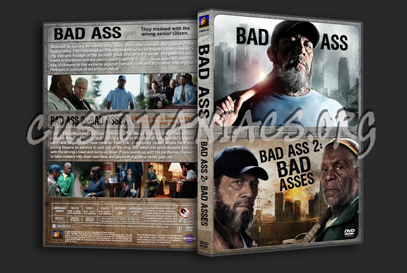 Bad Ass / Bad Ass 2: Bad Asses Double dvd cover