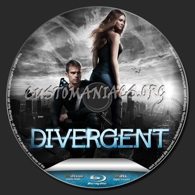 Divergent blu-ray label