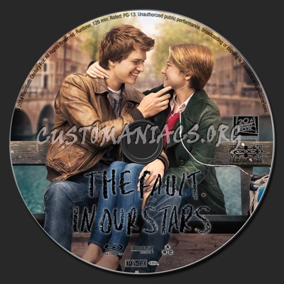 The Fault in Our Stars blu-ray label