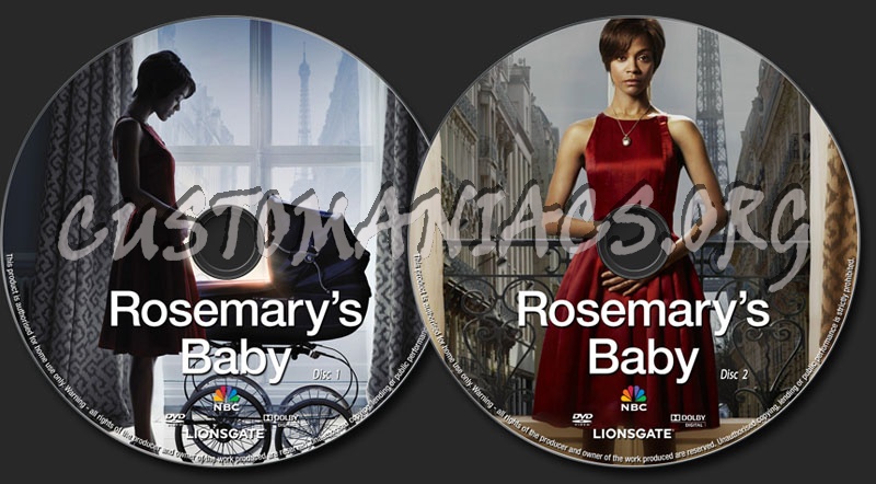 Rosemary's Baby (2014) dvd label