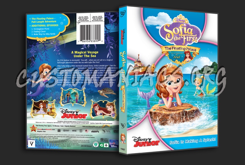 Sofia the First The Floating Palace dvd cover