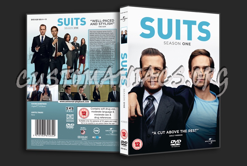 Suits Season 1 dvd cover