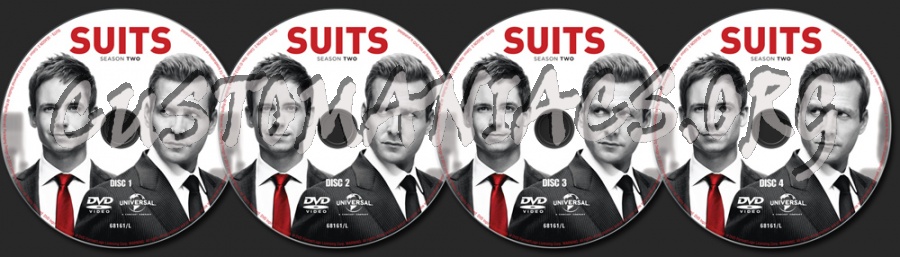 Suits Season 2 dvd label