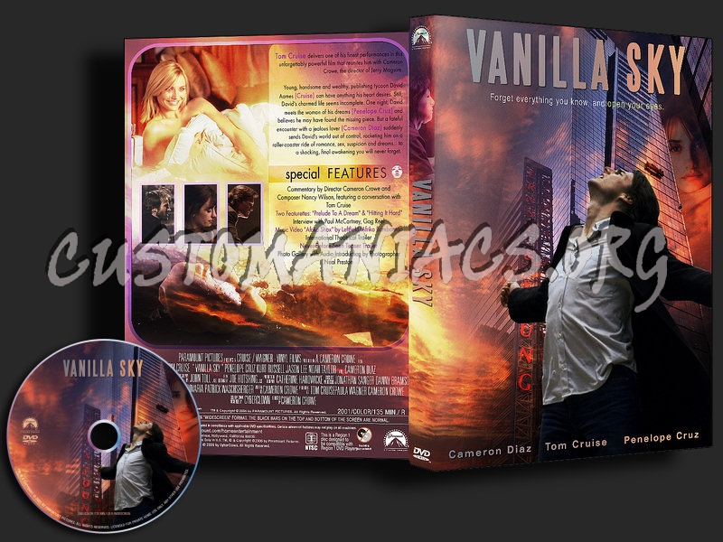Vanilla Sky dvd cover