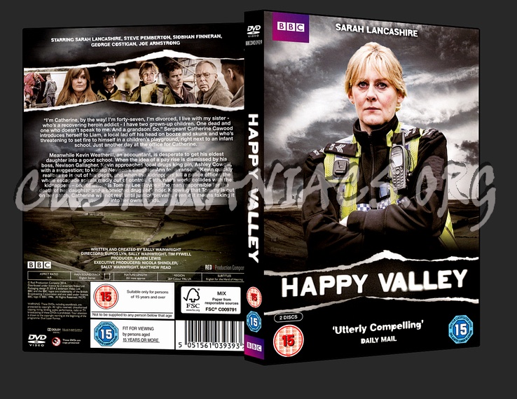 Happy Valley TV Series dvd cover