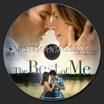 The Best Of Me dvd label