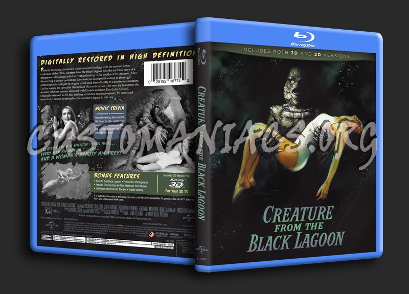 Creature From The Black Lagoon blu-ray cover