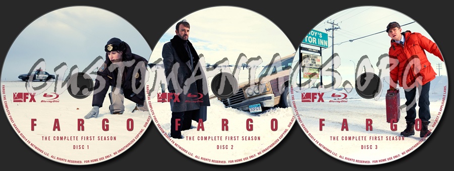 Fargo Season 1 blu-ray label