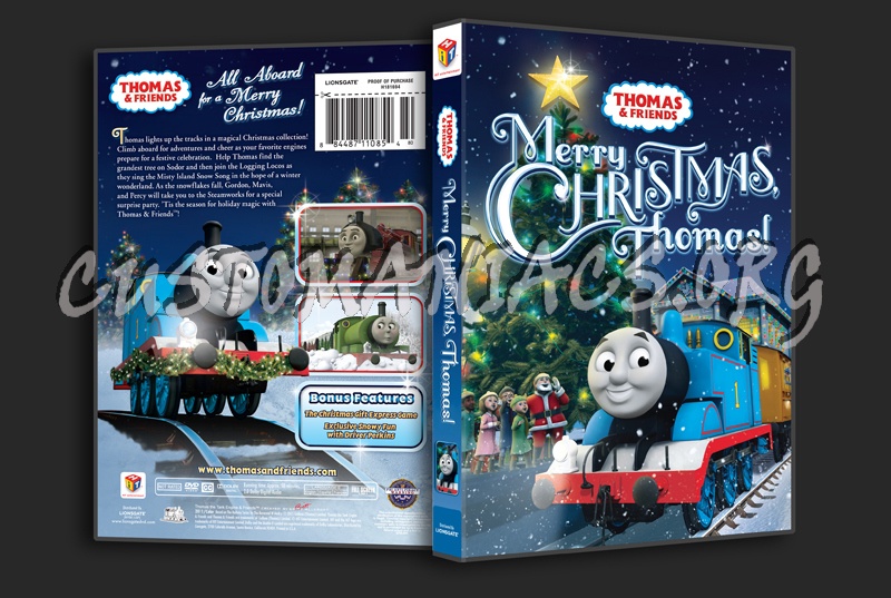 Thomas & Friends Merry Christmas, Thomas! dvd cover