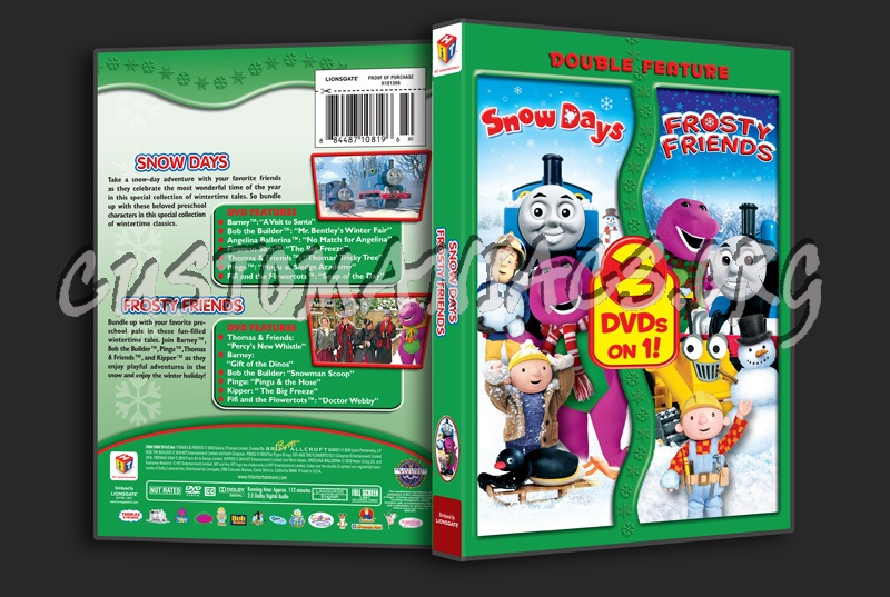 Thomas & Friends Snow Days / Frosty Friends dvd cover