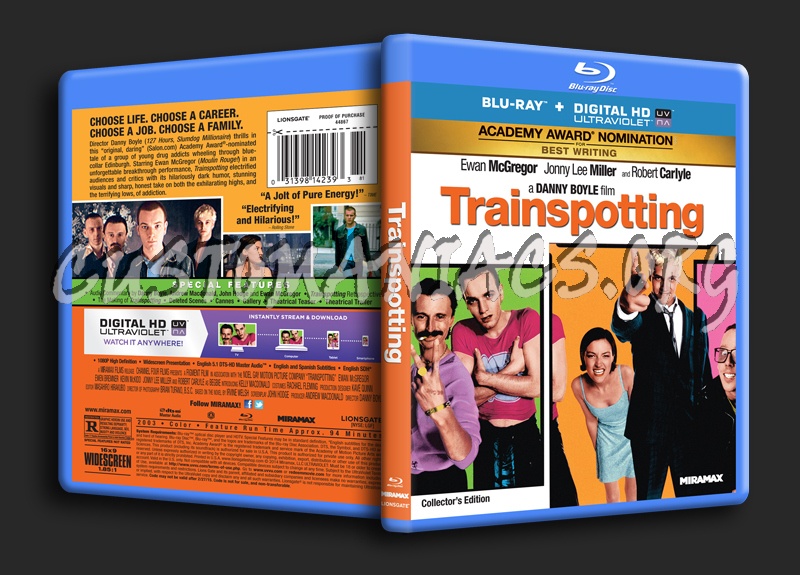 Trainspotting blu-ray cover