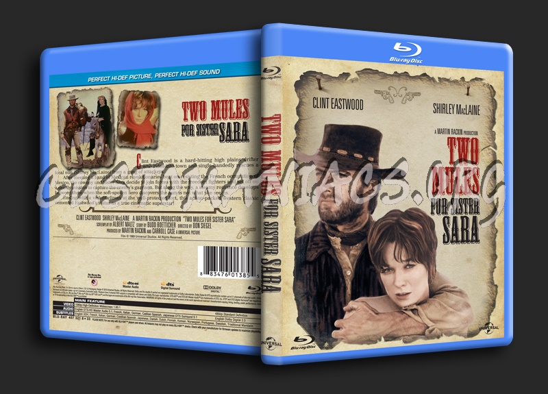 Two Mules For Sister Sara blu-ray cover