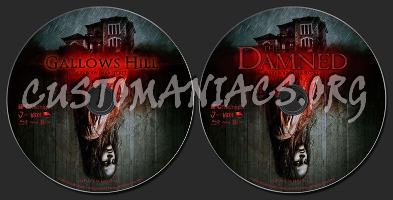 Gallows Hill (aka The Damned) blu-ray label