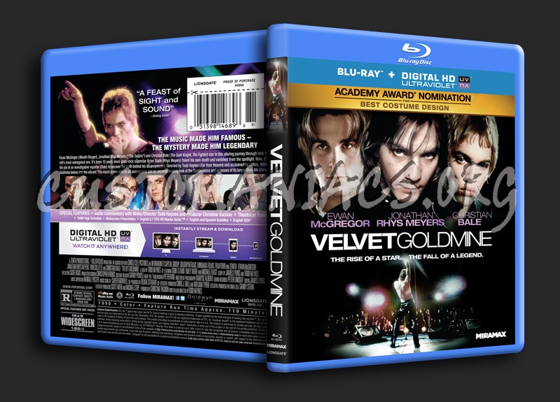 Velvet Goldmine blu-ray cover