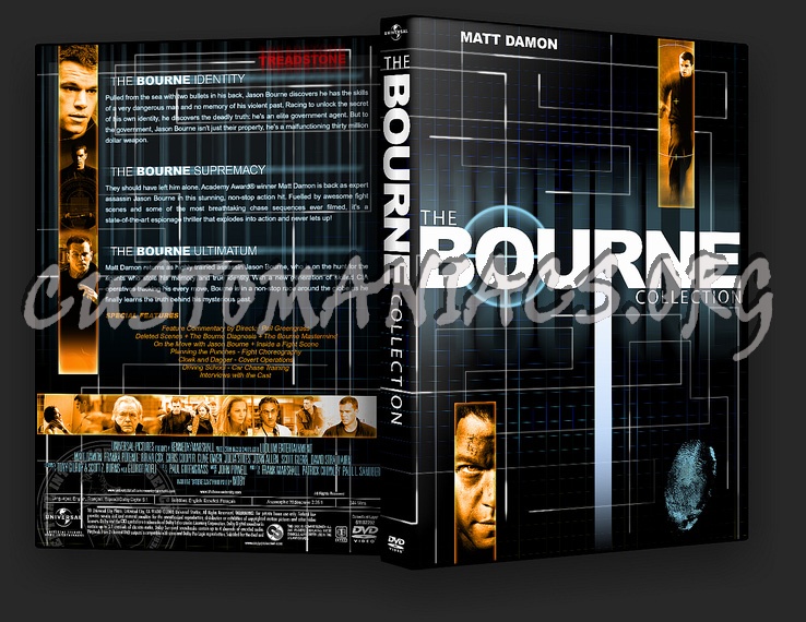 The Bourne Collection dvd cover
