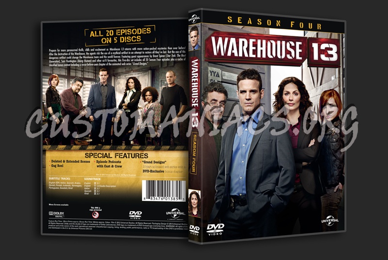 Warehouse 13 Season 4 dvd cover