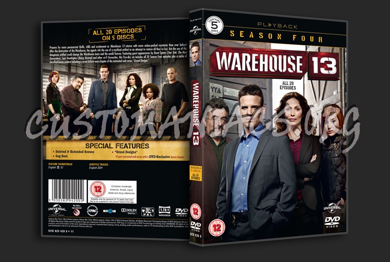 Warehouse 13 Season 4 dvd cover