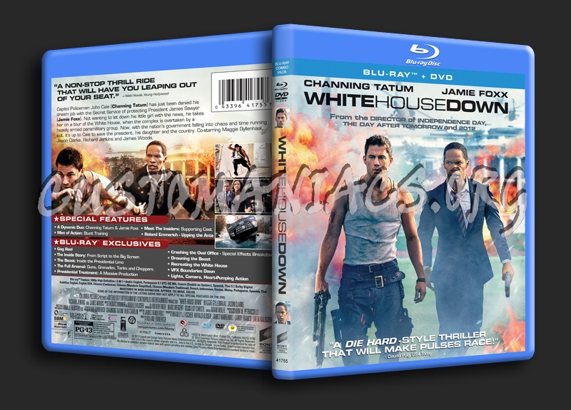 White House Down blu-ray cover