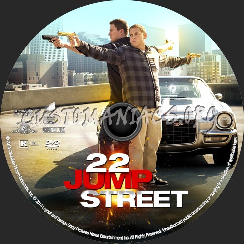 22 Jump Street (2014) dvd label