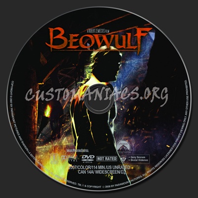 Beowulf dvd label