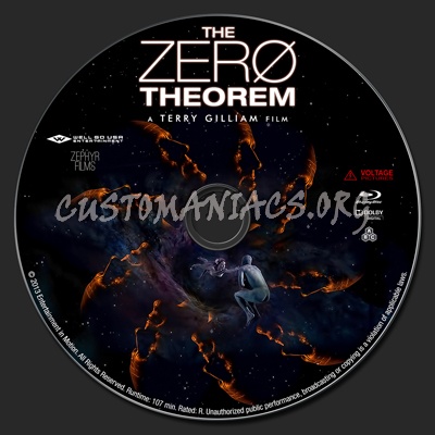The Zero Theorem blu-ray label