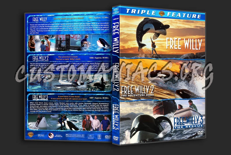 Free Willy Trilogy dvd cover