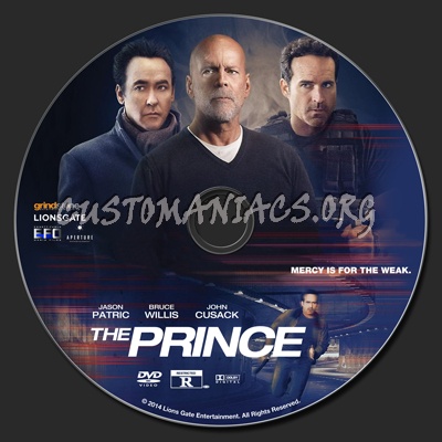 The Prince (2014) dvd label