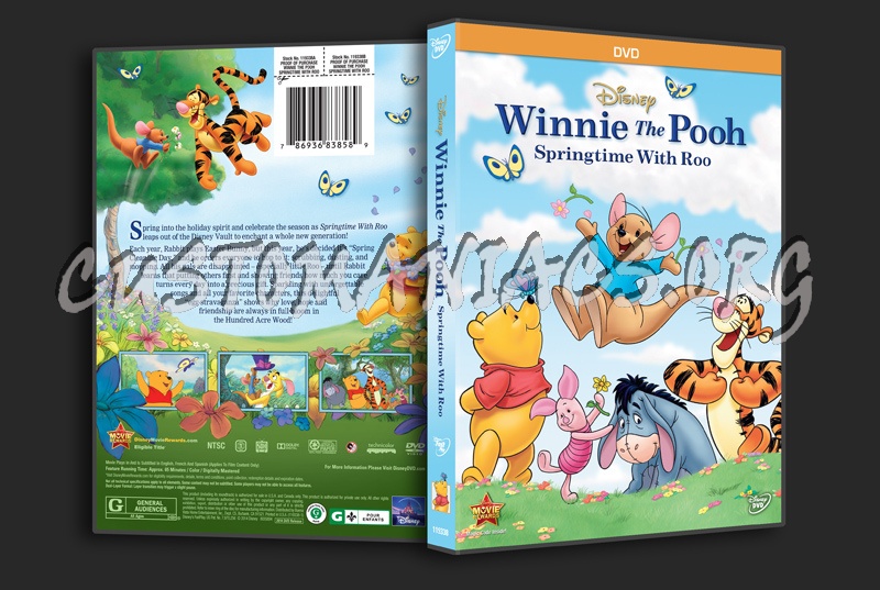 Winnie the Pooh Springtime With Roo dvd cover