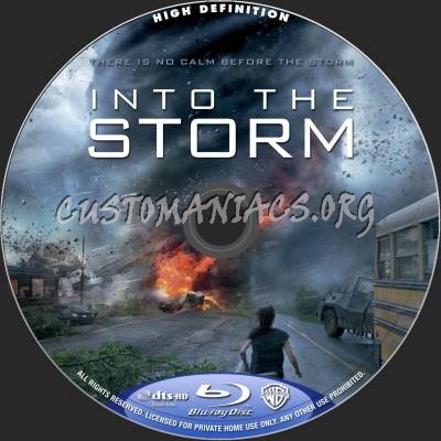 Into The Storm blu-ray label