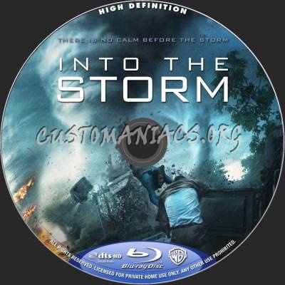 Into The Storm blu-ray label