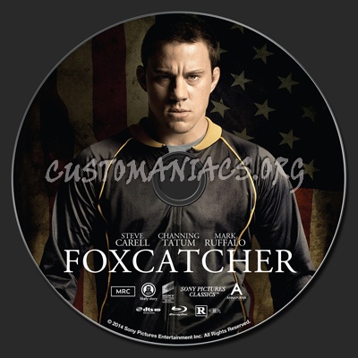 Foxcatcher blu-ray label