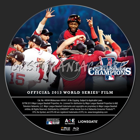 World Series 2013 Champions blu-ray label