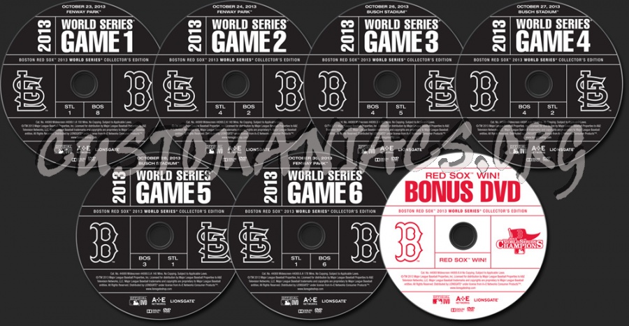 World Series 2013 Collector's Edition dvd label