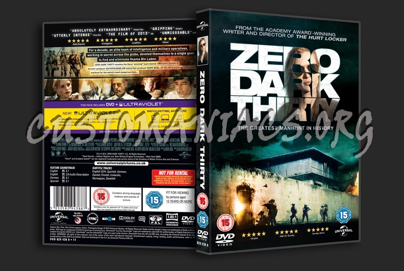 Zero Dark Thirty dvd cover